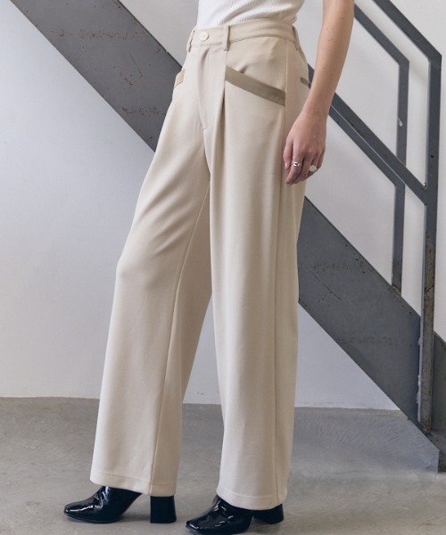 Muel Chic(ミュエルシック)の「Liora Jersey pants リオラジャージパンツ(その他パンツ・レディース・ブラック/ネイビー/アイボリー・SMALL/MEDIUM)」の16枚目の写真