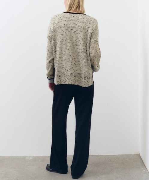 Muel Chic(ミュエルシック)の「Liora Jersey pants リオラジャージパンツ(その他パンツ・レディース・ブラック/ネイビー/アイボリー・SMALL/MEDIUM)」の10枚目の写真