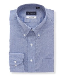 SUIT SQUARE（スーツスクエア）の「長袖ワイシャツ ノンアイロン 形態安定 ボタンダウンカラー BASIC ドレスシャツ（ビジネスシャツ）」