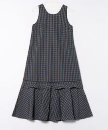 gingham check 2way dress