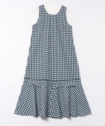 gingham check 2way dress