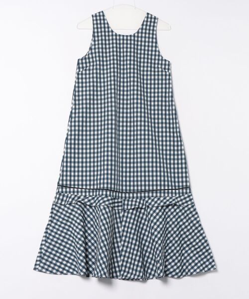 Marilyn Moon(マリリンムーン)の「gingham check 2way dress(ワンピース・レディース・ホワイト×ネイビー/ブラック×ブルー/ブラウン系その他・FREE)」の2枚目の写真