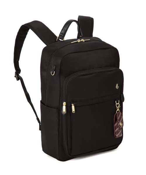 Jewelna Rose(ジュエルナローズ)の「通学リュック B4/15.6インチPC収納 68913(バックパック/リュック・レディース・ブラウン/グレー/ブラック・FREE)」の4枚目の写真