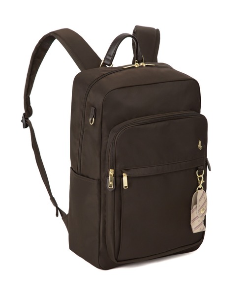 Jewelna Rose(ジュエルナローズ)の「通学リュック B4/15.6インチPC収納 68913(バックパック/リュック・レディース・ブラウン/グレー/ブラック・FREE)」の6枚目の写真