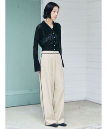 LAGUNAMOON | バイカラーパイピングパンツ(その他パンツ)