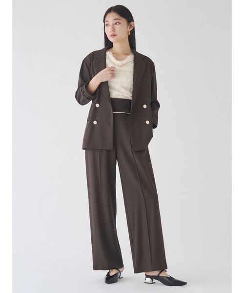 LAGUNAMOON（ラグナムーン）の「バイカラーパイピングパンツ（その他パンツ・レディース・ブラウン/ベージュ・MEDIUM/SMALL）」の14枚目の写真