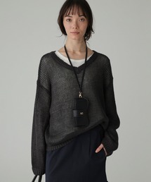 BABYLONE | 2WAYリネンプルオーバー(ニット/セーター)