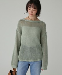 BABYLONE | 2WAYリネンプルオーバー(ニット/セーター)