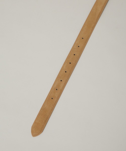 NANO universe（ナノユニバース）の「スエードベルト（ベルト・レディース・ベージュ/アイボリー・FREE）」の6枚目の写真