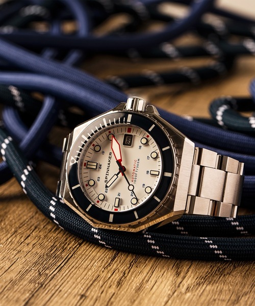 SPINNAKER（スピニカー）の「SPINNAKER/スピニカー DUMAS 腕時計 SPN-SP5081HH メンズ（アナログ腕時計・メンズ・ホワイト・FREE）」の3枚目の写真