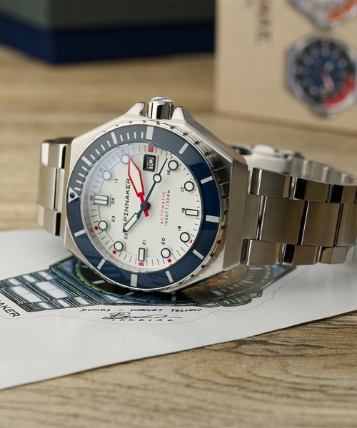 SPINNAKER（スピニカー）の「SPINNAKER/スピニカー DUMAS 腕時計 SPN-SP5081HH メンズ（アナログ腕時計・メンズ・ホワイト・FREE）」の6枚目の写真