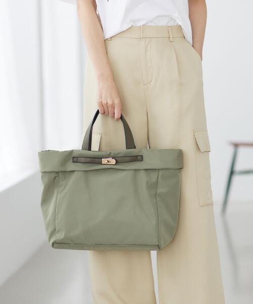 Reflect（リフレクト）の「【ショルダー付き】トートバッグ（トートバッグ・レディース・グリーン/ナチュラル/ブラック・00）」の4枚目の写真