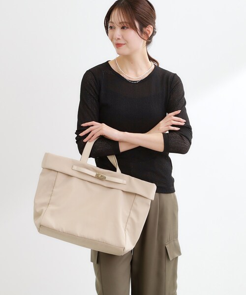 Reflect（リフレクト）の「【ショルダー付き】トートバッグ（トートバッグ・レディース・グリーン/ナチュラル/ブラック・00）」の5枚目の写真