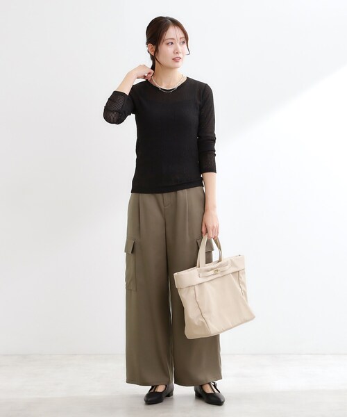 Reflect（リフレクト）の「【ショルダー付き】トートバッグ（トートバッグ・レディース・グリーン/ナチュラル/ブラック・00）」の6枚目の写真