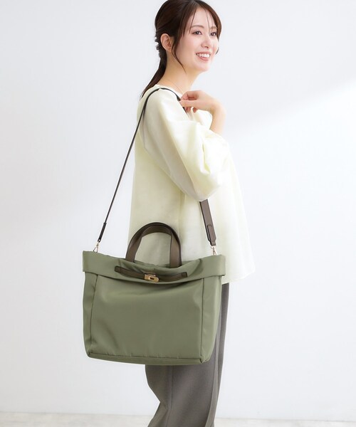 Reflect（リフレクト）の「【ショルダー付き】トートバッグ（トートバッグ・レディース・グリーン/ナチュラル/ブラック・00）」の13枚目の写真