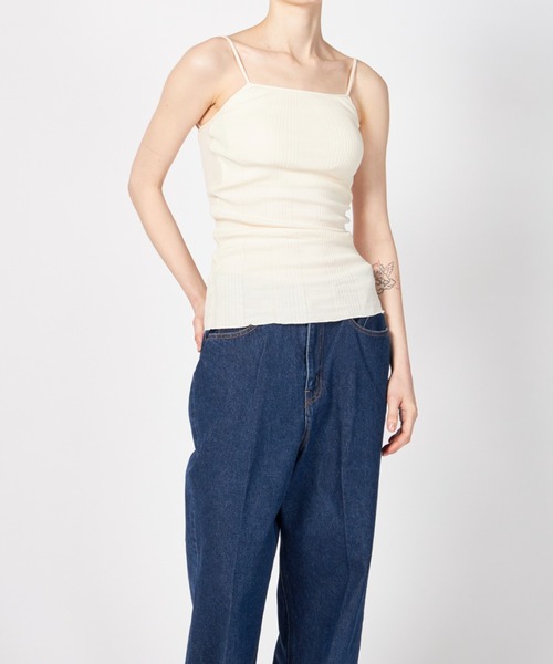 HAKUJI Random rib open back cami
