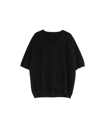 V-Neck Half Sleeves Knitwear (7colors)