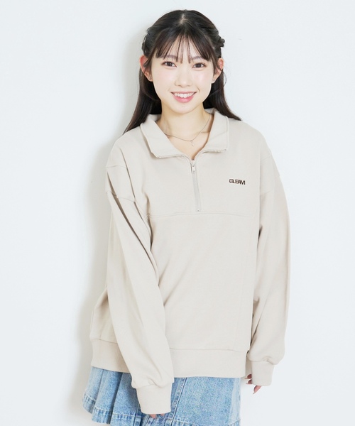 LTXC/綿100％】ハーフZIPプルオーバー（スウェット）｜LOVETOXIC