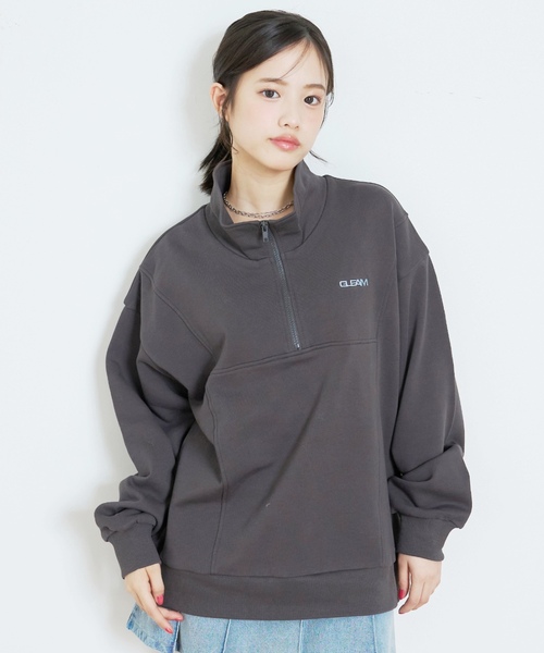 らっちょ LTXC/綿100％】ハーフZIPプルオーバー（スウェット）｜LOVETOXIC