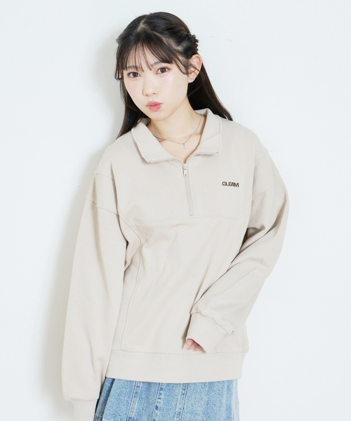 LTXC/綿100％】ハーフZIPプルオーバー（スウェット）｜LOVETOXIC