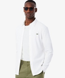 LACOSTE（ラコステ）の「スリムフィット オーガニックコットン鹿の子地長袖シャツ（シャツ/ブラウス）」