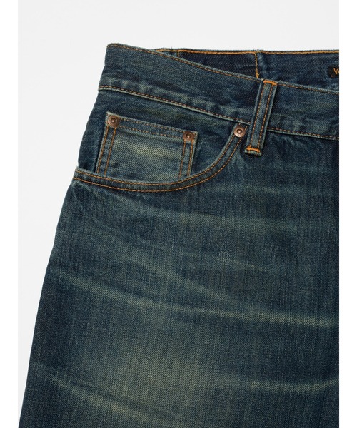 Nudie Jeans(ヌーディージーンズ)の「Nudie Jeans/ヌーディージーンズ Loud Larry / ワイドストレートフィットジーンズ / Dirt Wash(デニムパンツ・メンズ・ライトインディゴブルー・29/30/33/34/36/31/32)」の4枚目の写真