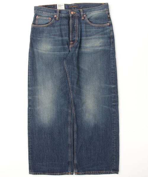 Nudie Jeans(ヌーディージーンズ)の「Nudie Jeans/ヌーディージーンズ Loud Larry / ワイドストレートフィットジーンズ / Dirt Wash(デニムパンツ・メンズ・ライトインディゴブルー・29/30/33/34/36/31/32)」の8枚目の写真