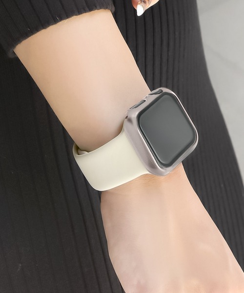 Urban Coral(アーバンコーラル)の「Apple Watch Band / アップルウォッチ くすみカラーシリコンレギュラータイプバンド / Urban Coral(デジタル腕時計・レディース・ベージュ系2/グレー系1/ライトグレー系2/パープル系その他/パープル系その他2/ベージュ系その他/ベージュ系その他2/ネイビー系1/レッド系その他/ホワイト系その他/グリーン系その他2/ピンク系その他2/グレー系その他2/ブラウン系その他2/ネイビー系2/レッド系その他2/ホワイト系その他2/ブラック系その他2/グレー系その他/グレー系2/ブルー系その他2/ブラウン系その他/ブラウン系2/ブラウン系1/ピンク系その他/ブラック系その他/ライトグレー系1・40mm/44mm)」の17枚目の写真