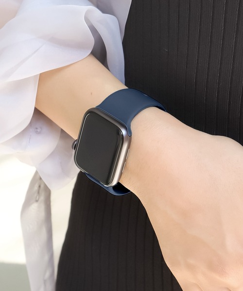 Urban Coral(アーバンコーラル)の「Apple Watch Band / アップルウォッチ くすみカラーシリコンレギュラータイプバンド / Urban Coral(デジタル腕時計・レディース・ベージュ系2/グレー系1/ライトグレー系2/パープル系その他/パープル系その他2/ベージュ系その他/ベージュ系その他2/ネイビー系1/レッド系その他/ホワイト系その他/グリーン系その他2/ピンク系その他2/グレー系その他2/ブラウン系その他2/ネイビー系2/レッド系その他2/ホワイト系その他2/ブラック系その他2/グレー系その他/グレー系2/ブルー系その他2/ブラウン系その他/ブラウン系2/ブラウン系1/ピンク系その他/ブラック系その他/ライトグレー系1・40mm/44mm)」の20枚目の写真