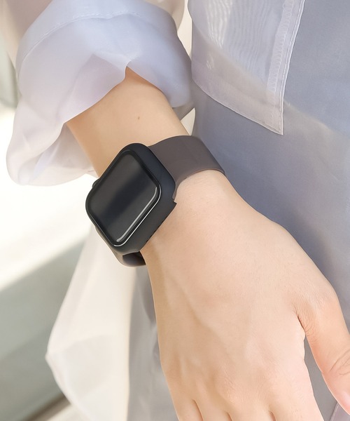 Urban Coral(アーバンコーラル)の「Apple Watch Band / アップルウォッチ くすみカラーシリコンレギュラータイプバンド / Urban Coral(デジタル腕時計・レディース・ベージュ系2/グレー系1/ライトグレー系2/パープル系その他/パープル系その他2/ベージュ系その他/ベージュ系その他2/ネイビー系1/レッド系その他/ホワイト系その他/グリーン系その他2/ピンク系その他2/グレー系その他2/ブラウン系その他2/ネイビー系2/レッド系その他2/ホワイト系その他2/ブラック系その他2/グレー系その他/グレー系2/ブルー系その他2/ブラウン系その他/ブラウン系2/ブラウン系1/ピンク系その他/ブラック系その他/ライトグレー系1・40mm/44mm)」の12枚目の写真