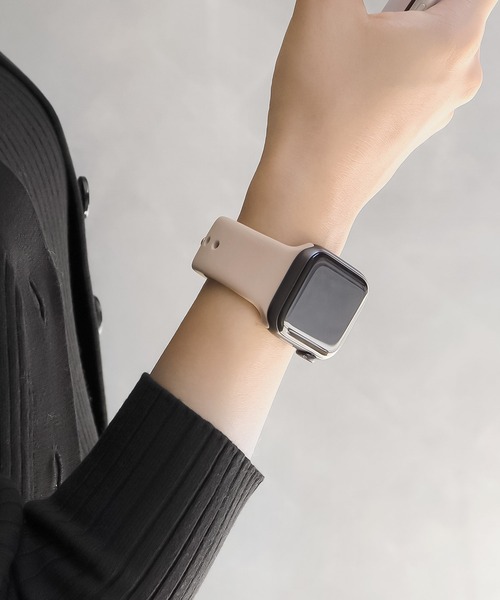 Urban Coral(アーバンコーラル)の「Apple Watch Band / アップルウォッチ くすみカラーシリコンレギュラータイプバンド / Urban Coral(デジタル腕時計・レディース・ベージュ系2/グレー系1/ライトグレー系2/パープル系その他/パープル系その他2/ベージュ系その他/ベージュ系その他2/ネイビー系1/レッド系その他/ホワイト系その他/グリーン系その他2/ピンク系その他2/グレー系その他2/ブラウン系その他2/ネイビー系2/レッド系その他2/ホワイト系その他2/ブラック系その他2/グレー系その他/グレー系2/ブルー系その他2/ブラウン系その他/ブラウン系2/ブラウン系1/ピンク系その他/ブラック系その他/ライトグレー系1・40mm/44mm)」の16枚目の写真