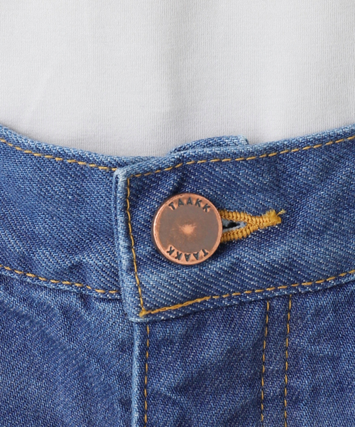 TAAKK（ターク）の「TAAKK SCULPTURAL EMBROIDERY DENIM PANTS TA26SS-PT331：デニムパンツ（デニムパンツ・レディース・ブルー・MEDIUM）」の13枚目の写真
