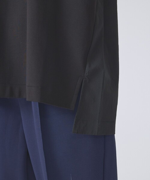 FORTUNA HOMME（フォルトゥナオム）の「【FORTUNA /フォルトゥナ】DockingCrewNeckTee/ドッキングクルーネックTシャツ/ユニセックス/【WEB限定】（Tシャツ/カットソー・メンズ・グレイッシュベージュ/ブラック/ホワイト・L/M）」の5枚目の写真