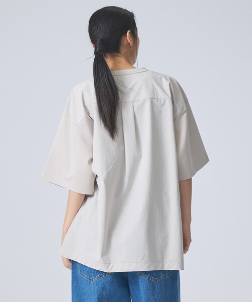 FORTUNA HOMME（フォルトゥナオム）の「【FORTUNA /フォルトゥナ】DockingCrewNeckTee/ドッキングクルーネックTシャツ/ユニセックス/【WEB限定】（Tシャツ/カットソー・メンズ・グレイッシュベージュ/ブラック/ホワイト・L/M）」の11枚目の写真