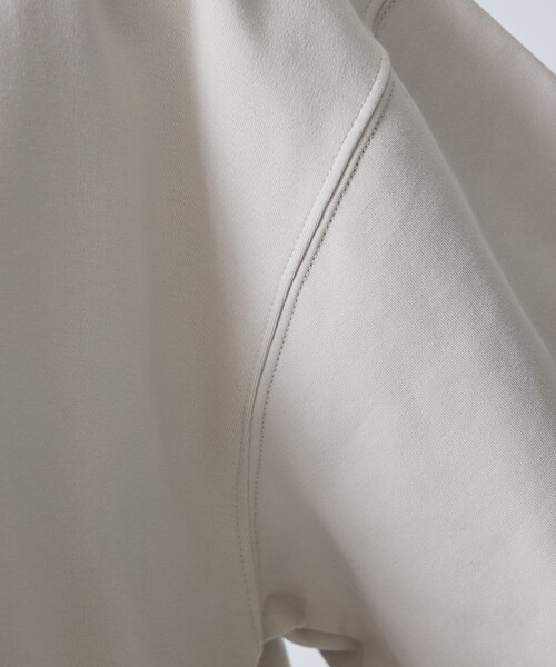 FORTUNA HOMME（フォルトゥナオム）の「【FORTUNA /フォルトゥナ】DockingCrewNeckTee/ドッキングクルーネックTシャツ/ユニセックス/【WEB限定】（Tシャツ/カットソー・メンズ・グレイッシュベージュ/ブラック/ホワイト・L/M）」の13枚目の写真