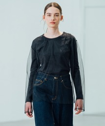 CITY TOKYO | 【CITY TOKYO/シティートウキョウ】ドッキングチュールカットソー(Tシャツ/カットソー)