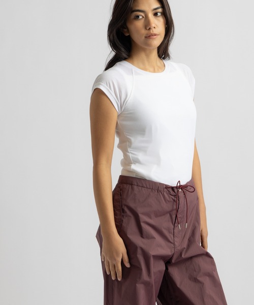 Saturdays NYC（サタデーズ ニューヨークシティ ）の「Bree Capped Sleeve Tee（Tシャツ/カットソー・レディース・ホワイト/グレー/ブラック・M/L/S）」の12枚目の写真