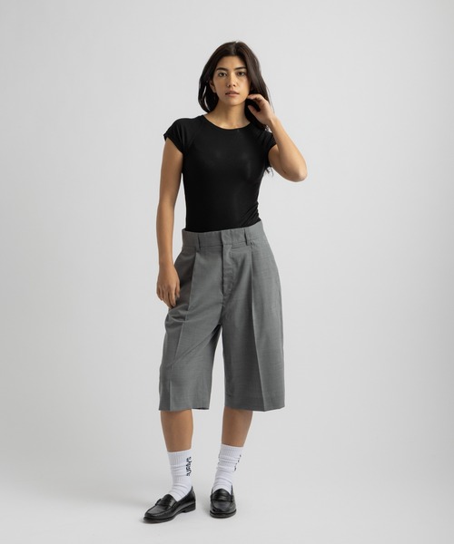 Saturdays NYC（サタデーズ ニューヨークシティ ）の「Bree Capped Sleeve Tee（Tシャツ/カットソー・レディース・ホワイト/グレー/ブラック・M/L/S）」の22枚目の写真