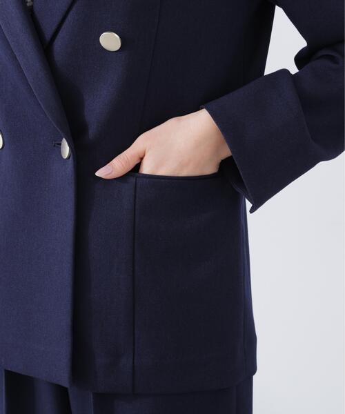 PROPORTION BODY DRESSING（プロポーションボディドレッシング）の「＜セットアップ対応＞ダブルジャケット / 1216150304（テーラードジャケット・レディース・ダークグレー/ベージュ/ネイビー/オフホワイト・SMALL/PSS/MEDIUM）」の8枚目の写真