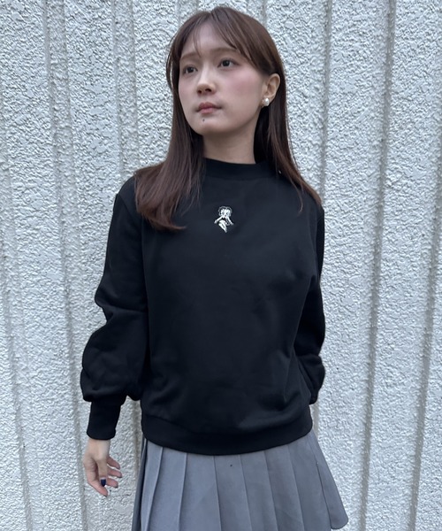 merrylatte(メリーラテ)の「Betty Boopワンポイントボリューム袖スウェット【IROHANI】(スウェット・レディース・ブラック・FREE)」の6枚目の写真