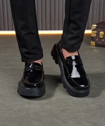 WESTBOY（ウエストボーイ）の「厚底 ボリュームソール エナメルローファー WO26S4SH13（ローファー・メンズ）」