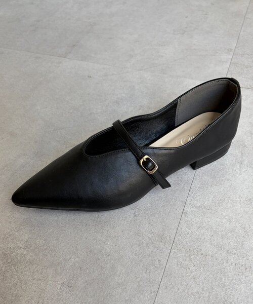 Chez toi(シェトワ)の「メリージェーンストラップパンプス(パンプス・レディース・ブラック/インディゴブルー/シルバー・MEDIUM/LARGE)」の8枚目の写真