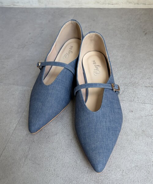 Chez toi(シェトワ)の「メリージェーンストラップパンプス(パンプス・レディース・ブラック/インディゴブルー/シルバー・MEDIUM/LARGE)」の13枚目の写真