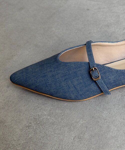 Chez toi(シェトワ)の「メリージェーンストラップパンプス(パンプス・レディース・ブラック/インディゴブルー/シルバー・MEDIUM/LARGE)」の15枚目の写真