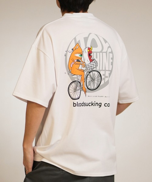 TOY MACHINE(トイ マシーン)の「TOY MACHINE/トイマシーン 半袖 Tシャツ BIKE SECT DRY SS TEE MTMSGST9(Tシャツ/カットソー・メンズ・ホワイト/ブラック・XL/L/M)」の1枚目の写真