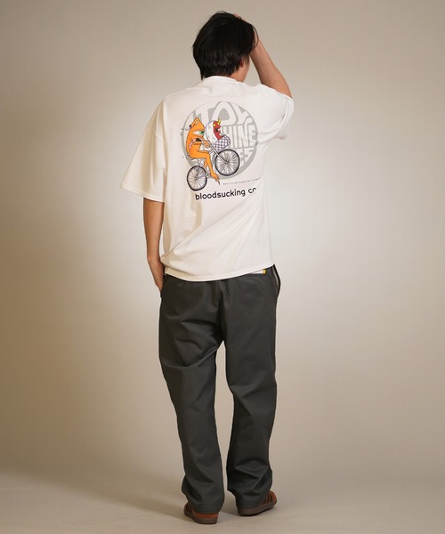 TOY MACHINE(トイ マシーン)の「TOY MACHINE/トイマシーン 半袖 Tシャツ BIKE SECT DRY SS TEE MTMSGST9(Tシャツ/カットソー・メンズ・ホワイト/ブラック・XL/L/M)」の8枚目の写真