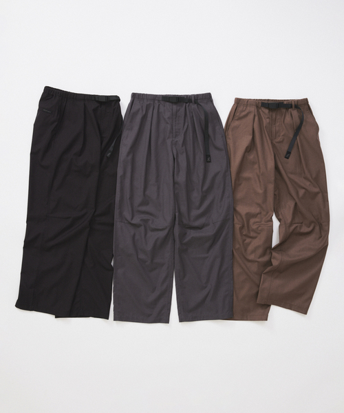 Gramicci(グラミチ)の「Gramicci / グラミチ 別注 ストレート タック スラックス(スラックス・メンズ・ブラック/ブラウン系その他/グレー・LARGE/MEDIUM)」の12枚目の写真
