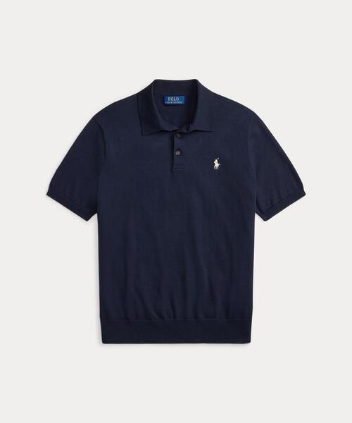 POLO RALPH LAUREN(ポロ ラルフ ローレン)の「コットン ポロカラー セーター(ニット/セーター・メンズ・ブルー・L/M/S/XS/XL/XXL)」の8枚目の写真