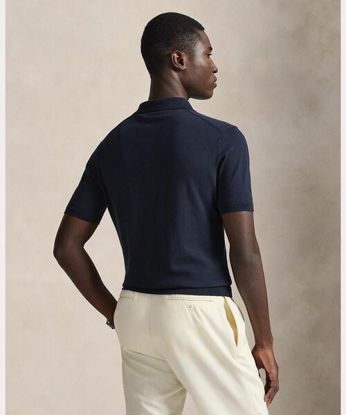 POLO RALPH LAUREN(ポロ ラルフ ローレン)の「コットン ポロカラー セーター(ニット/セーター・メンズ・ブルー・L/M/S/XS/XL/XXL)」の6枚目の写真