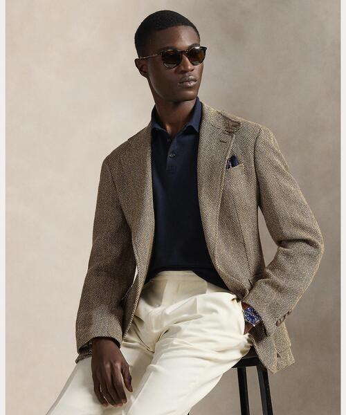 POLO RALPH LAUREN(ポロ ラルフ ローレン)の「コットン ポロカラー セーター(ニット/セーター・メンズ・ブルー・L/M/S/XS/XL/XXL)」の4枚目の写真